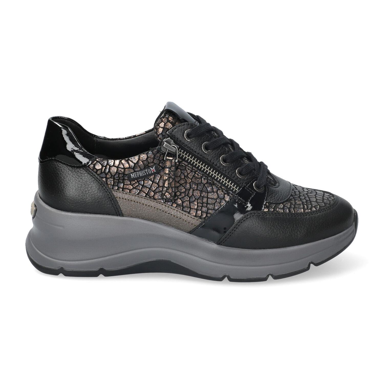 lacets femme modèle Hanouk noir - Mephisto